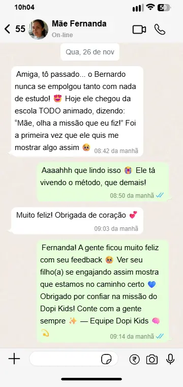 Depoimento mãe Fernanda